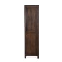 Vitrinenschrank Dallas, braunes Mangoholz, 55 cm - Starfurn