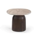 Beistelltisch Noel Braun Marmor 60 cm - Starfurn