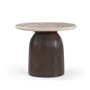 Beistelltisch Noel Braun Marmor 60 cm - Starfurn