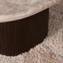 Couchtisch Noel Braun Marmor 90 cm - Starfurn