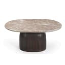 Couchtisch Noel Braun Marmor 90 cm - Starfurn