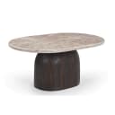 Couchtisch Noel Braun Marmor 90 cm - Starfurn