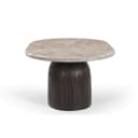 Couchtisch Noel Braun Marmor 90 cm - Starfurn