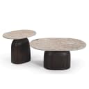 Beistelltisch Noel Braun Marmor 60 cm - Starfurn