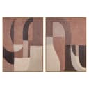 Wandbild Tatu links braun - Richmond Interiors