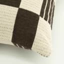 Kissen Twist 45 x 45 cm - braun - By-Boo