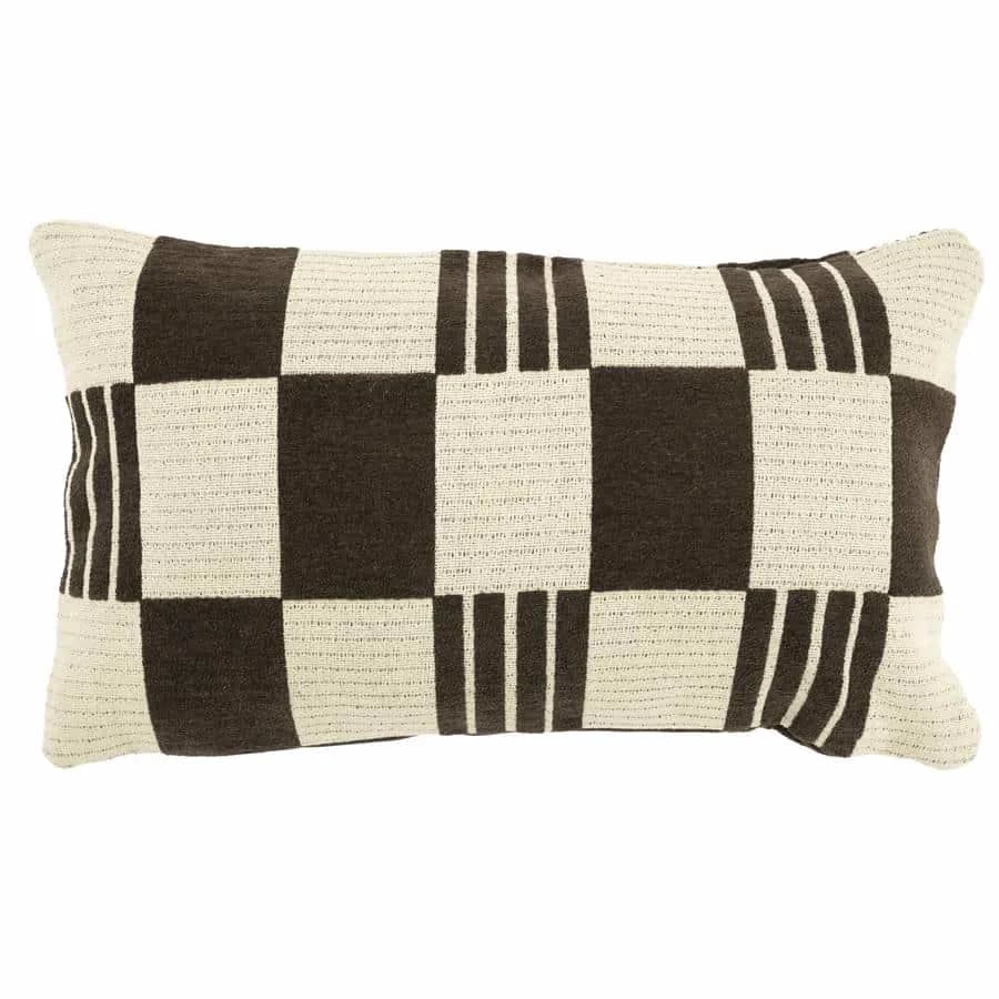 Kissen Twist 35 x 55 cm - braun - By-Boo