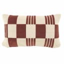Kissen Twist 35 x 55 cm - burgunderrot - By-Boo