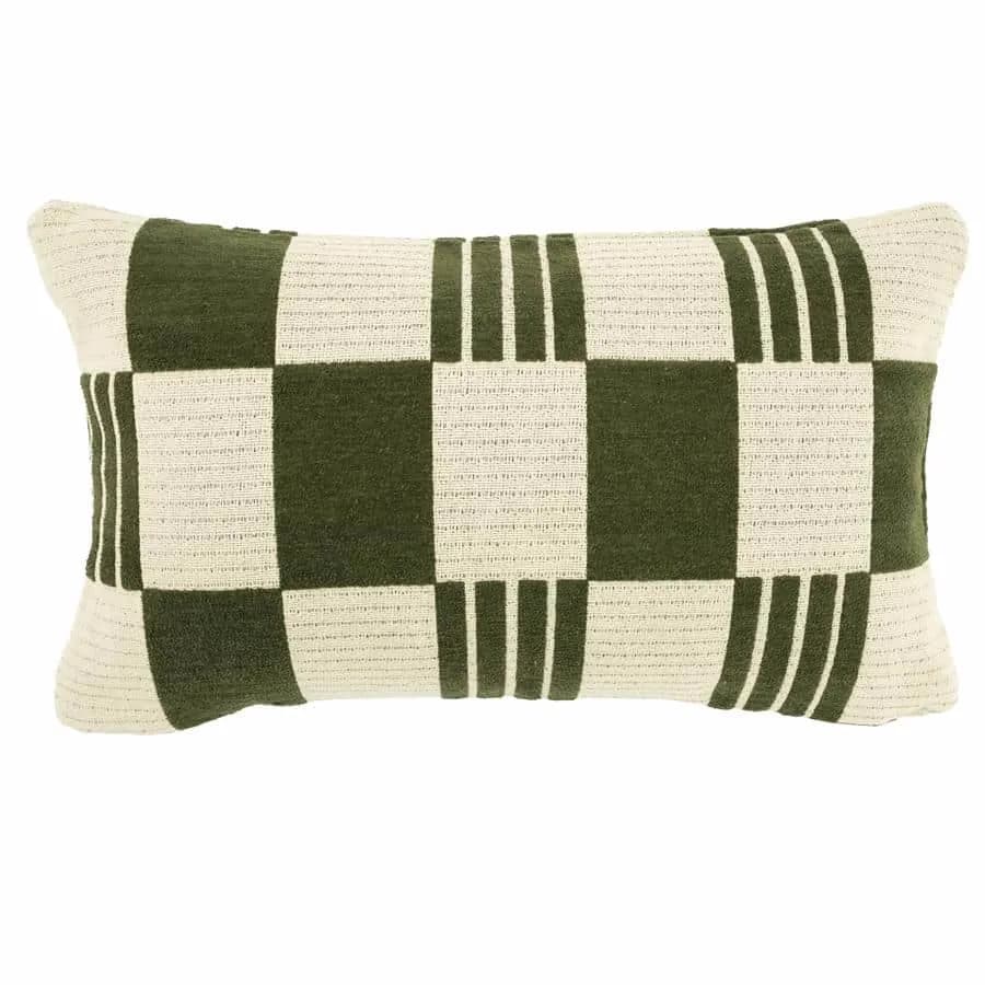 Kissen Twist 35 x 55 cm - grün - By-Boo