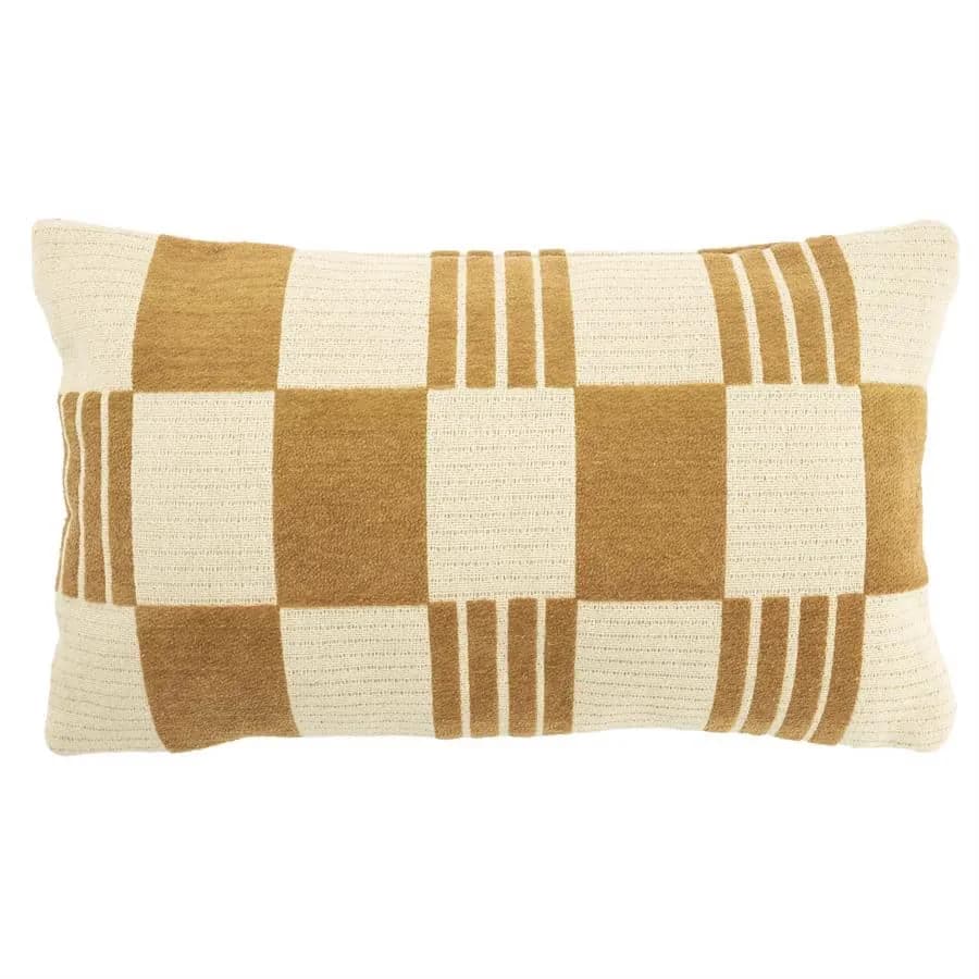 Kissen Twist 35 x 55 cm - Senfgelb - By-Boo