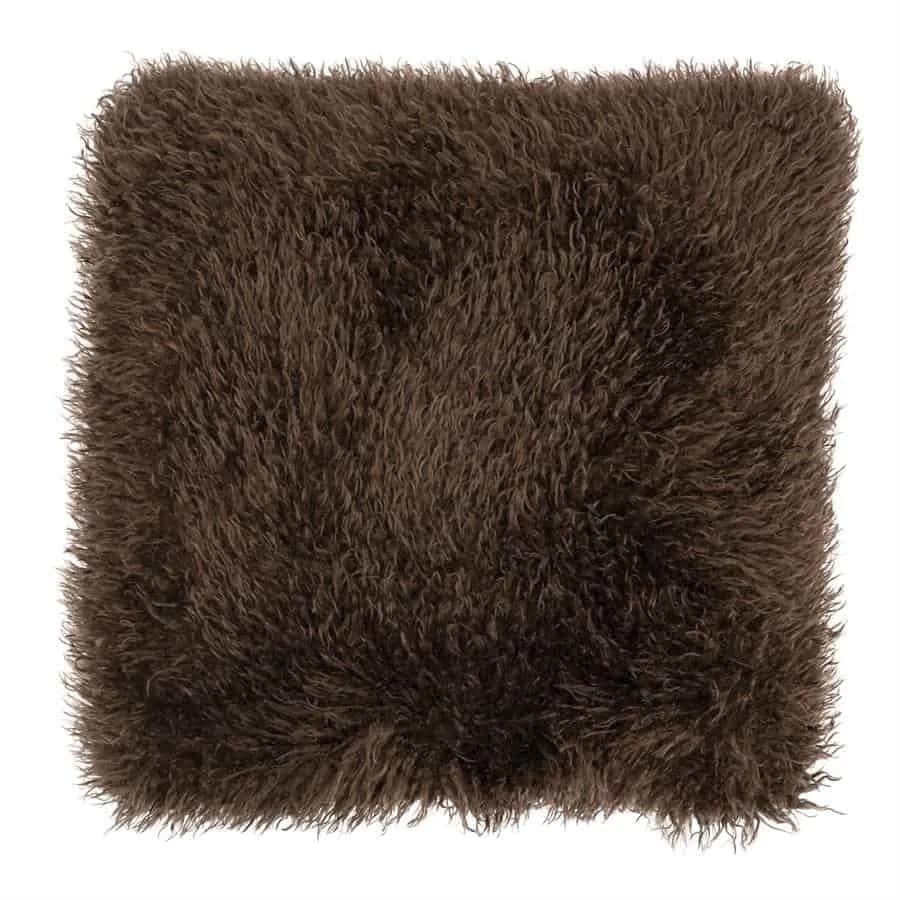 Kissen Doodly 50 x 50 cm - dunkelbraun - By-Boo