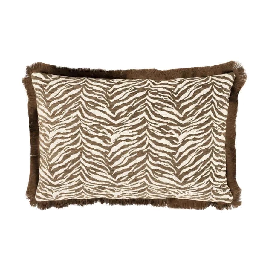 Kissen Tigra 40 x 60 cm - braun - By-Boo