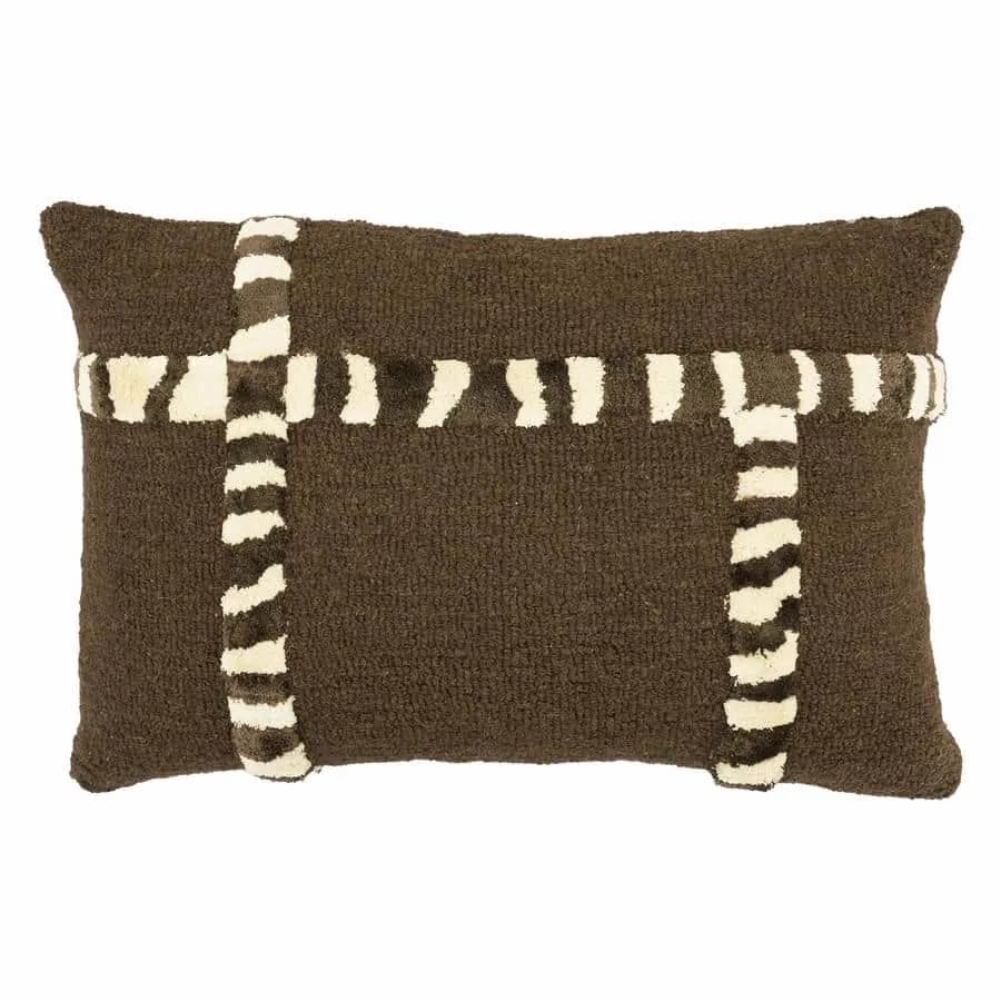 Kissen StripeScape Braun - By-Boo