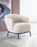 Sessel David Beige Safari - Eleonora