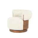 Sessel Nila braun - beige Vanu - Eleonora