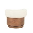 Sessel Nila braun - beige Vanu - Eleonora