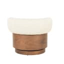Sessel Nila braun - beige Vanu - Eleonora
