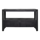 TV-Möbel Boaz Schwarz Mangoholz 100 cm - Starfurn