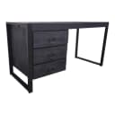 Schreibtisch Boaz Schwarz Mangoholz 145 cm - Starfurn