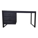 Schreibtisch Boaz Schwarz Mangoholz 145 cm - Starfurn