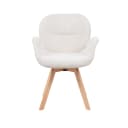 Esszimmerstuhl Jesse, drehbar, beige - Starfurn