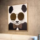 Wandkunst Panda schwarz/gold - Richmond Interiors