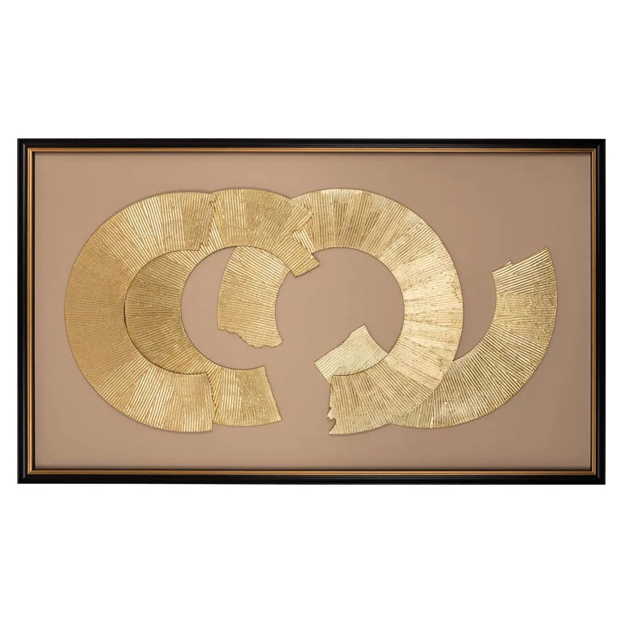 Wandkunst Eden schwarz/gold - Richmond Interiors