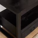 TV-Möbel Boaz Schwarz Mangoholz 100 cm - Starfurn