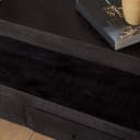 TV-Möbel Boaz Schwarz Mangoholz 100 cm - Starfurn