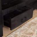 TV-Möbel Boaz Schwarz Mangoholz 100 cm - Starfurn