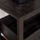 TV-Möbel Boaz Schwarz Mangoholz 180 cm - Starfurn