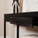 Beistelltisch Boaz, schwarz, Mangoholz, 120 cm - Starfurn
