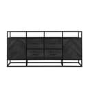 Dressoir Jax Zwart | 150/200 cm - Benoa