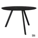Eettafel Rond Berlin Zwart 120 - Benoa