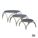 Salontafel Rond Messing Set van 3 - Benoa