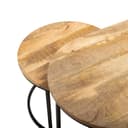 Couchtisch Rund und Oval Set aus 3 - Benoa