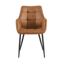 Esszimmerstuhl Lucille Arm CEP 01 Cognac - Benoa