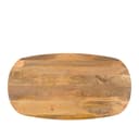 Couchtisch Dänisch Oval Runa mit Holzgestell 130 - Benoa