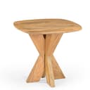 Beistelltisch Dänisch Oval Runa mit Holzgestell 60 - Benoa