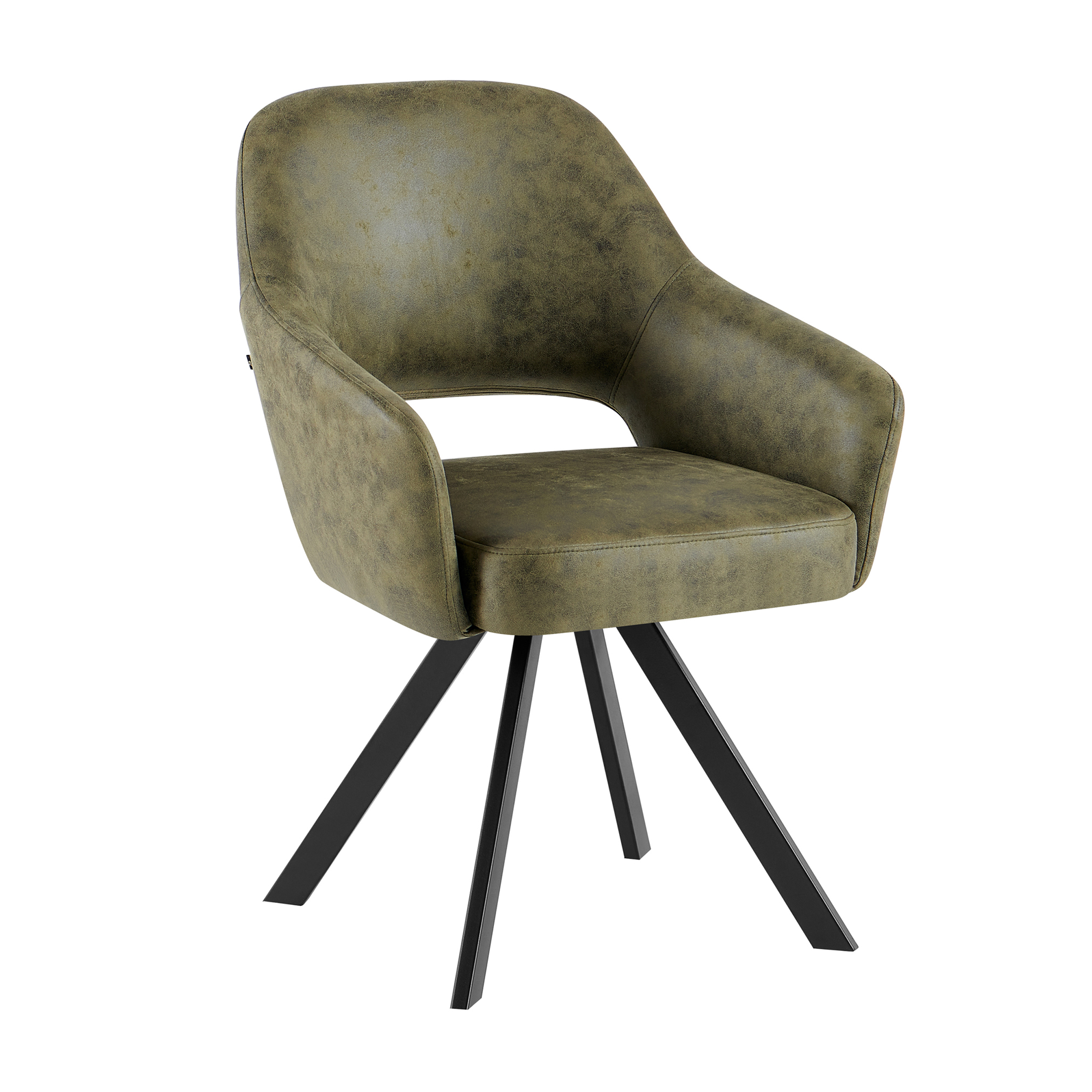 Esszimmerstuhl Emilie CEP 04 Army Green - Benoa