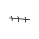 Wandkapstok Matto 3 Zwart - By-Boo