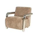 Fauteuil Chromette Taupe - By-Boo