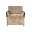 Fauteuil Chromette Taupe - By-Boo