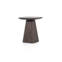 Bijzettafel Aron vierkant 40x40 bruin Mangohout - Eleonora