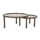 Couchtisch-Set Circo Eisen und Glas - Eleonora
