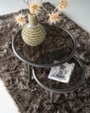 Couchtisch-Set Circo Eisen und Glas - Eleonora