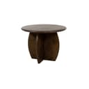 Couchtisch Ø60, H45, Mango Brown Walnut, Belly Table Collection - My Sons