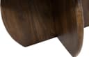Couchtisch Ø60, H45, Mango Brown Walnut, Belly Table Collection - My Sons