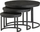 Black Enzo Couchtisch 3er-Set - My Sons