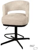 Bruce Barstuhl - drehbar 360 - Cremona - Natural 02 - My Sons